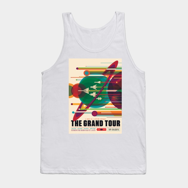 The Grand Tour - Space Travel Tank Top by Culturio